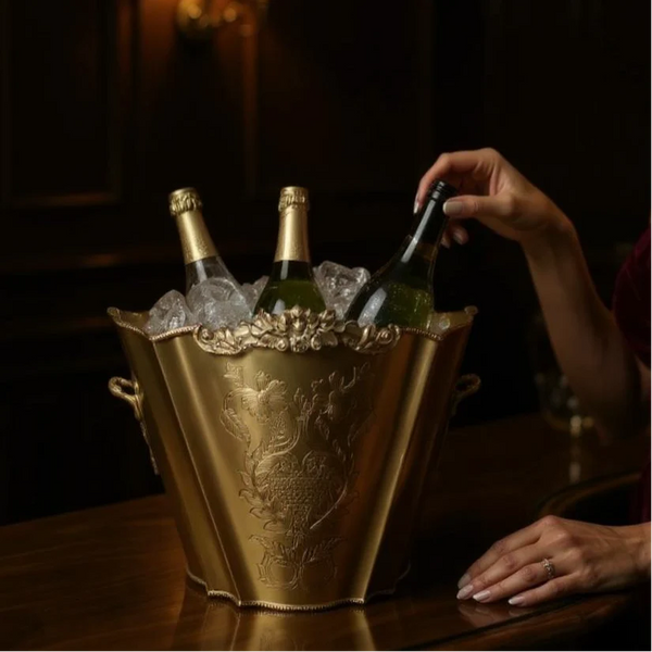 Gulrukh – Large Brass Vase/ Wine Chiller