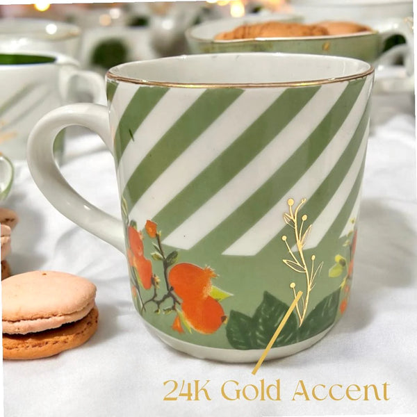 Gardenia - Porcelain Mugs