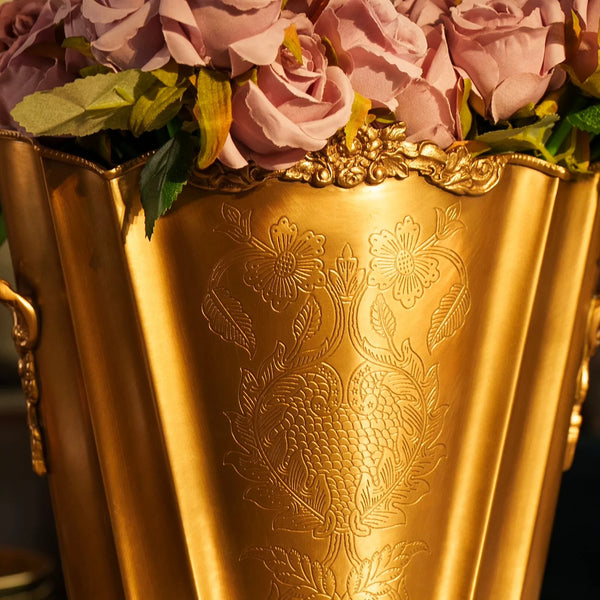 Gulrukh – Large Brass Vase/ Wine Chiller