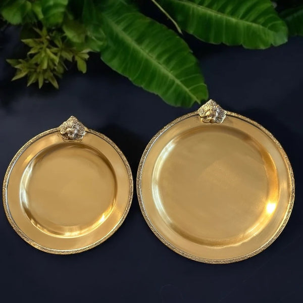 Shahgul – Brass Dinner Plate (10”)