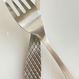 Matsya - Flatware in matt silver finish