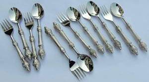 Amála Saghir - 12 Piece Spoon & Fork Set: The Perfect Pairing for Every Plate