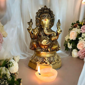 Misbáh Rose Quartz Diya