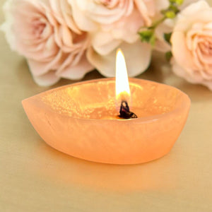 Misbáh Rose Quartz Diya