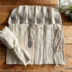 Matsya - Flatware in matt silver finish