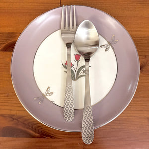 Matsya - Flatware in matt silver finish