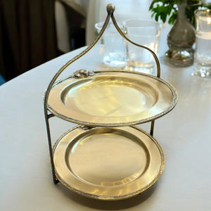 Shahgul — The Regal Two-Tier Brass Platter