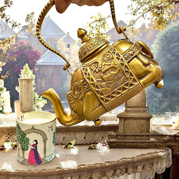 Mehfil-e-Shaan - Elephant-Shaped Brass Kettle