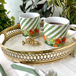 Gardenia - Porcelain Mugs