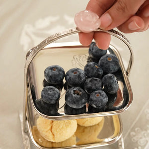 Zarista Hand-Etched Brass Petite Cake Stand