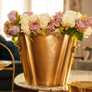 Gulrukh – Large Brass Vase/ Wine Chiller