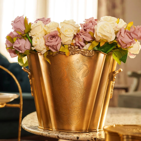 Gulrukh – Large Brass Vase/ Wine Chiller