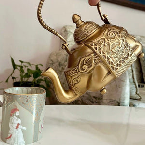 Mehfil-e-Shaan - Elephant-Shaped Brass Kettle