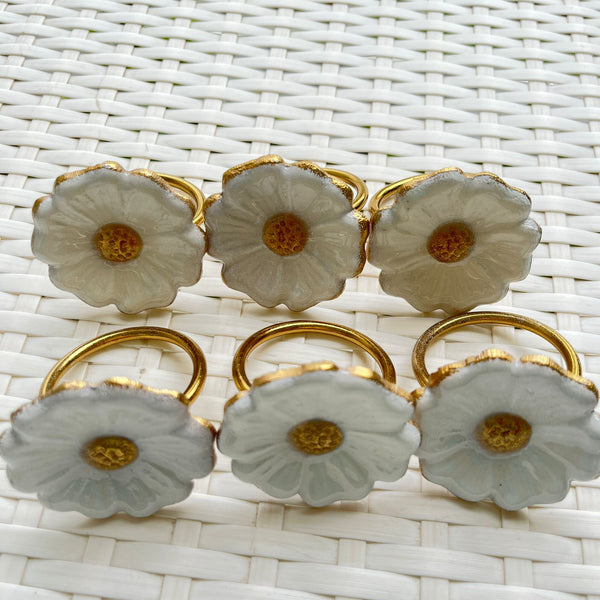 napkin rings set of 6