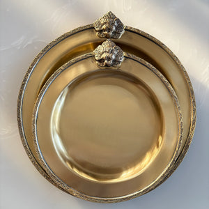 Shahgul – Brass Dinner Plate (10”)