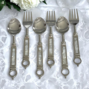 Amála Mother of Pearl Flatware Set: Timeless Elegance, Modern Dining